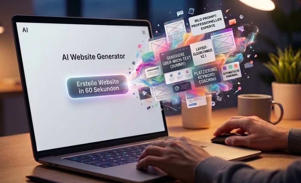 Warnung vor Website mit KI erstellen ohne individuelle Verkaufspsychologie